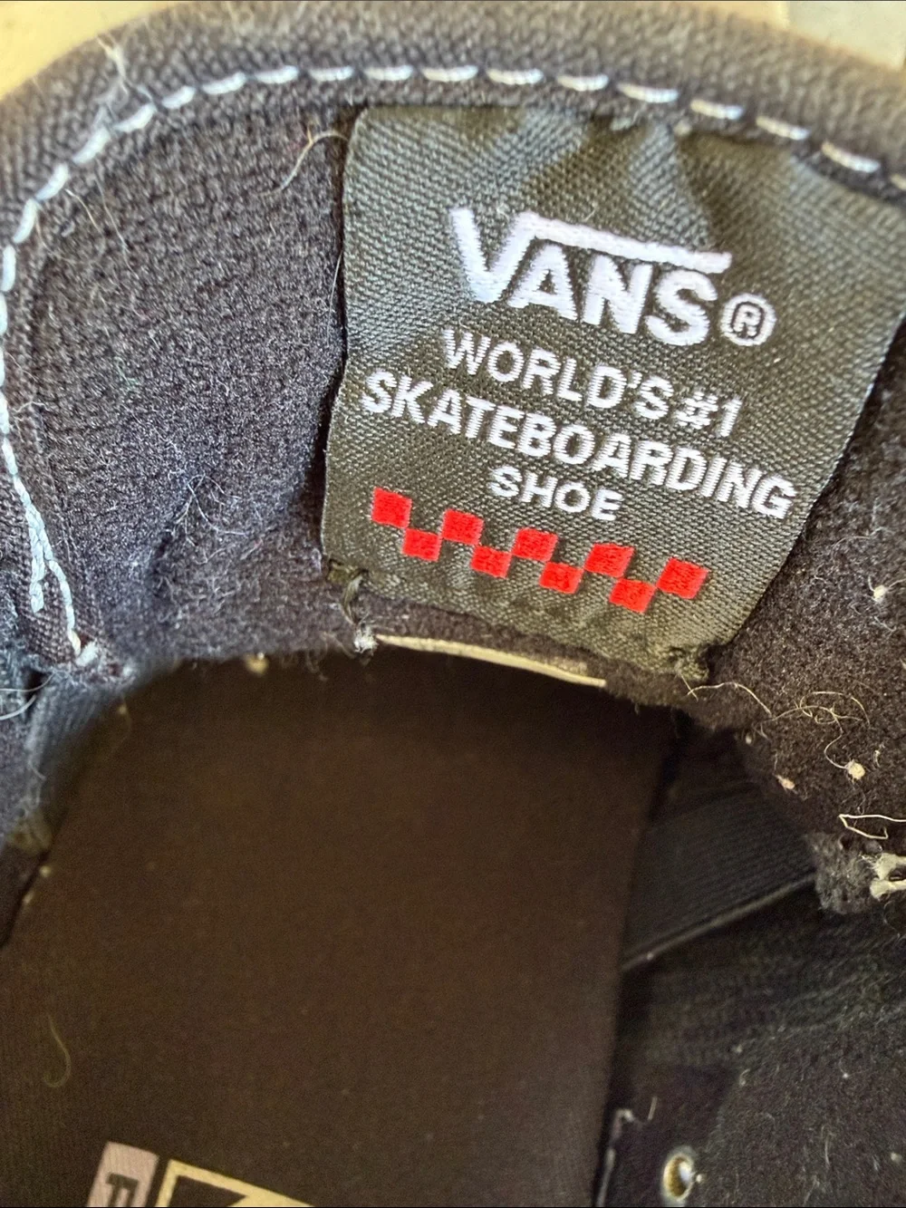 Men's Black Vans Canvas Lace-Up Sneakers